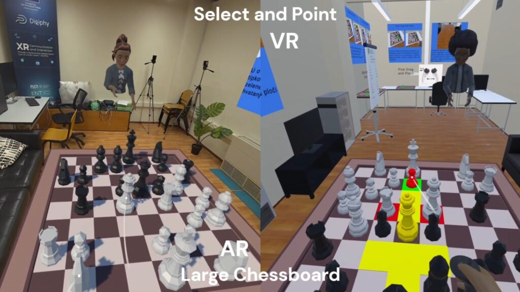 Imerzivna višekorisnička igra šaha u XR-u